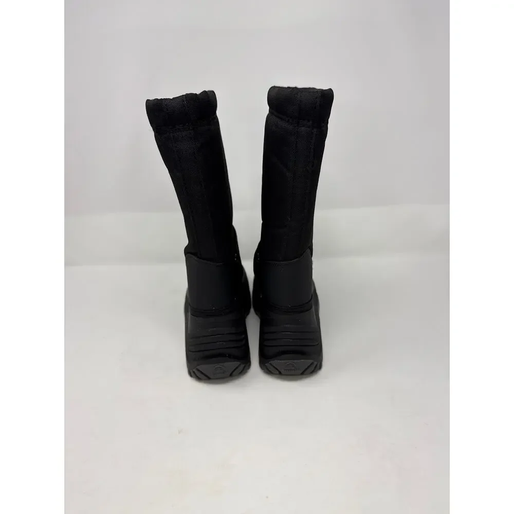 Kamik Waterbug Size 2 Kids Black Waterproof Insulated Winter Snow Boots -40F